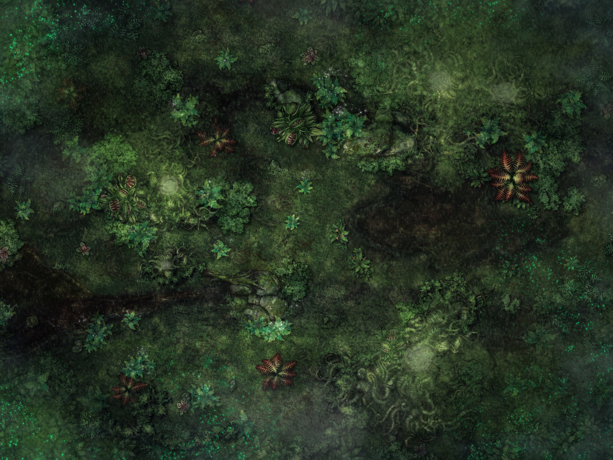 Jungle Quagmire - VTT Battlemaps